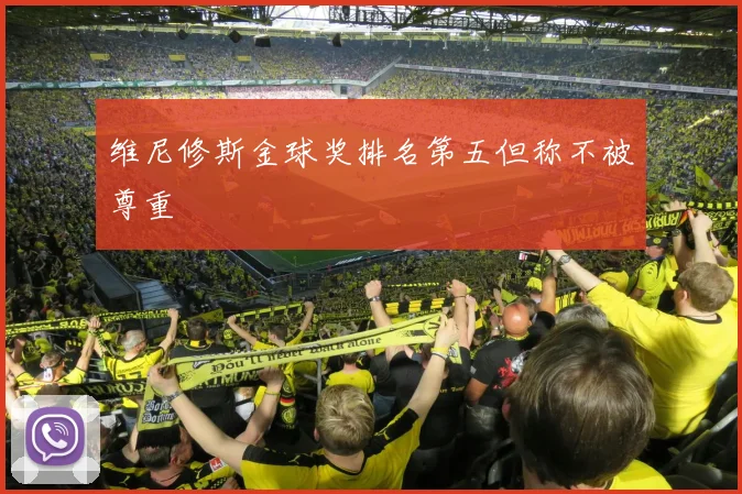 维尼修斯金球奖排名第五但称不被尊重